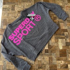 SuperDry Sport Active Batwing Crop Top NWT